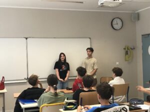 Deux Québécois au Lycée Français