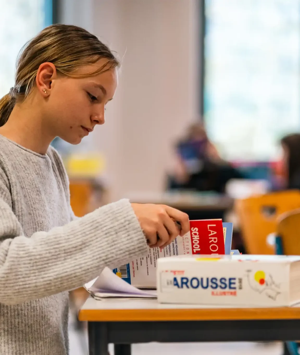 Recherche dans le dictionnaire en classe d'élémentaire